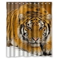 thumbnail image 1 of Libin Strong Animal Tiger Shower Curtain Polyester Fabric Bathroom Decorative Curtain Size 60x72 Inches, 1 of 3