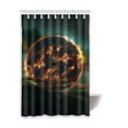 thumbnail image 1 of Libin Sun Waterproof Polyester Bathroom Shower Curtain 48x72 Inches, 1 of 3
