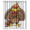thumbnail image 1 of Libin Thanksgiving Shower Curtain Polyester Fabric Bathroom Decorative Curtain Size 60x72 Inches, 1 of 3