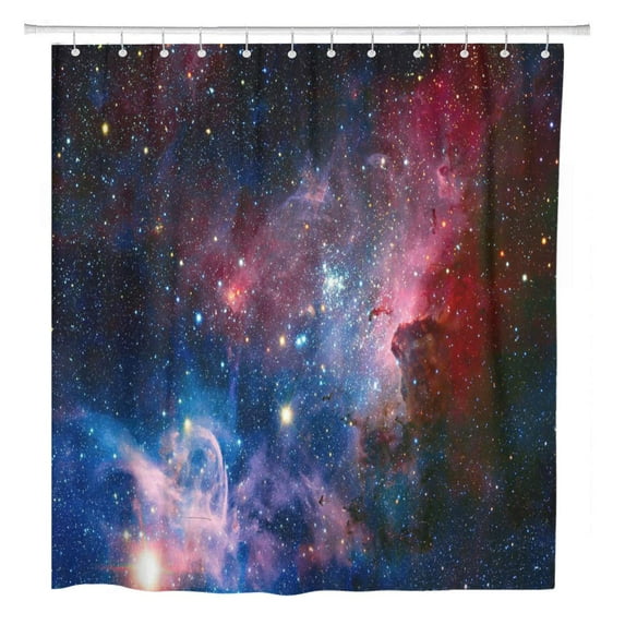Libin The Space and Galaxy in Infrared Light This Furnished Shower Curtain 66x72 inch