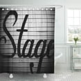 thumbnail image 1 of Libin Theater Stage Photograph Movie Film Black White Vintage Theatre Shower Curtain 66x72 inch, 1 of 3