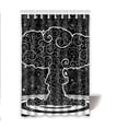 thumbnail image 1 of Libin Tree Waterproof Polyester Bathroom Shower Curtain 48x72 Inches, 1 of 3