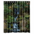 thumbnail image 1 of Libin USA Parks Waterfalls Stones Portland Oregon Shower Curtain Polyester Fabric Bathroom Decorative Curtain Size 60x72 Inches, 1 of 3