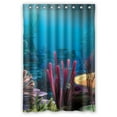 thumbnail image 1 of Libin Underwater World Sea Life Ocean Animals Fish Coral Waterproof Shower Curtain Bathroom Decor Sets with Hooks 48x72 Inches, 1 of 3