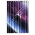 thumbnail image 1 of Libin Universe Planets Galaxy Nebula Space Shower Curtain Polyester Fabric Bathroom Decorative Curtain Size 48x72 Inches, 1 of 3