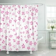 thumbnail image 1 of Libin Vector Seamless Pattern Sakura Flowers Beautiful Floral Design Elements Shower Curtain 60x72 inch, 1 of 3