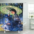 thumbnail image 1 of Libin Vintage The Green Parasol Guy Rose Painting Portrait Impressionism Shower Curtain 60x72 inch, 1 of 3