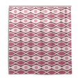 thumbnail image 1 of Libin Wine Red Wave And Spots Shower Curtain Waterproof Bathroom Shower Curtain 60x72 inches, 1 of 3