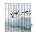 thumbnail image 1 of Libin Winter Shower Curtain, Adelie Penguins Iceberg Polyester Fabric Shower Curtain Bathroom Sets 66x72 Inches, 1 of 3