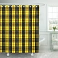 thumbnail image 1 of Libin Yellow Clan Macleod Tartan Lewis Family Loud Plaid Scottish Shower Curtain 60x72 inch, 1 of 3