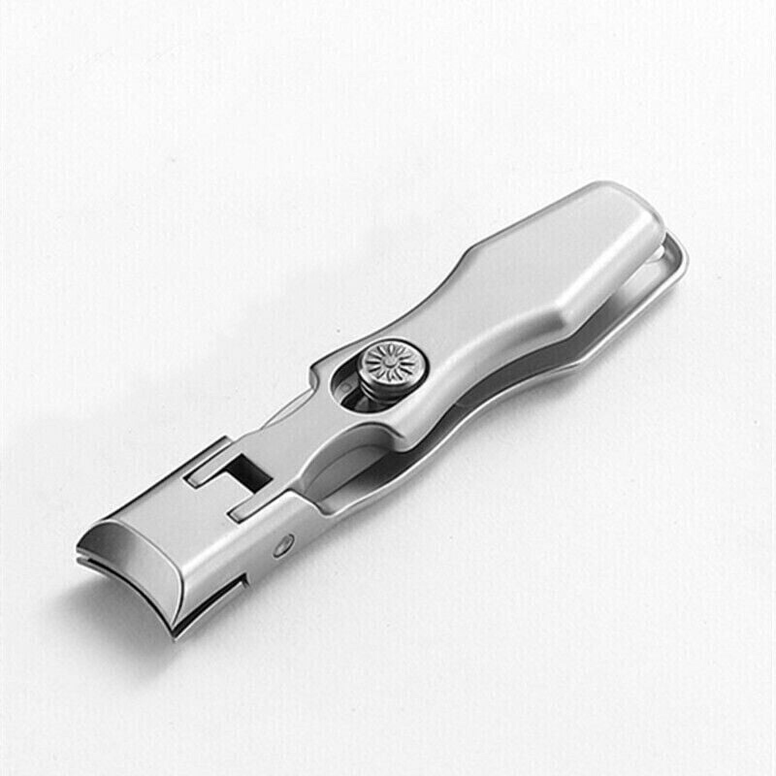 Libiyi Nail Clipper with Catcher, Heavy Duty Toenail Clippers for Thick