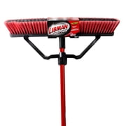 Libman 24-Inch Heavy Duty Multi-Surface Push Broom with Steel Handle