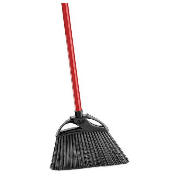 Libman 11 in. Indoor/Outdoor Angle Broom with Steel Handle