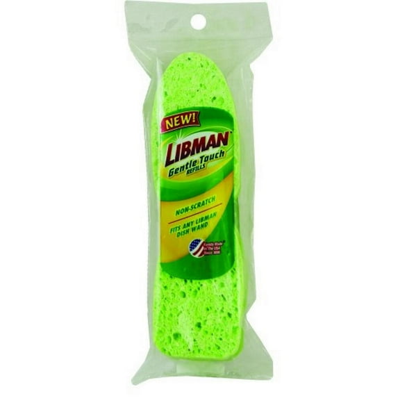 Libman 1131 Cellulose Dishwand Refill (Pack of 16)