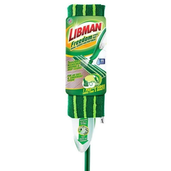Libman 1035732 15.5 in. Freedom Flat Spray Mop - Green - Pack of 4