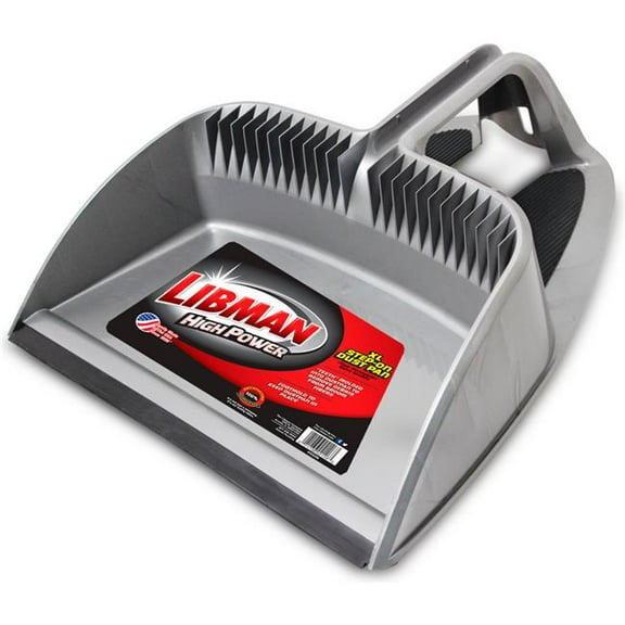Libman B2232828 16 in. Step-On Dustpan, Silver - Case of 4