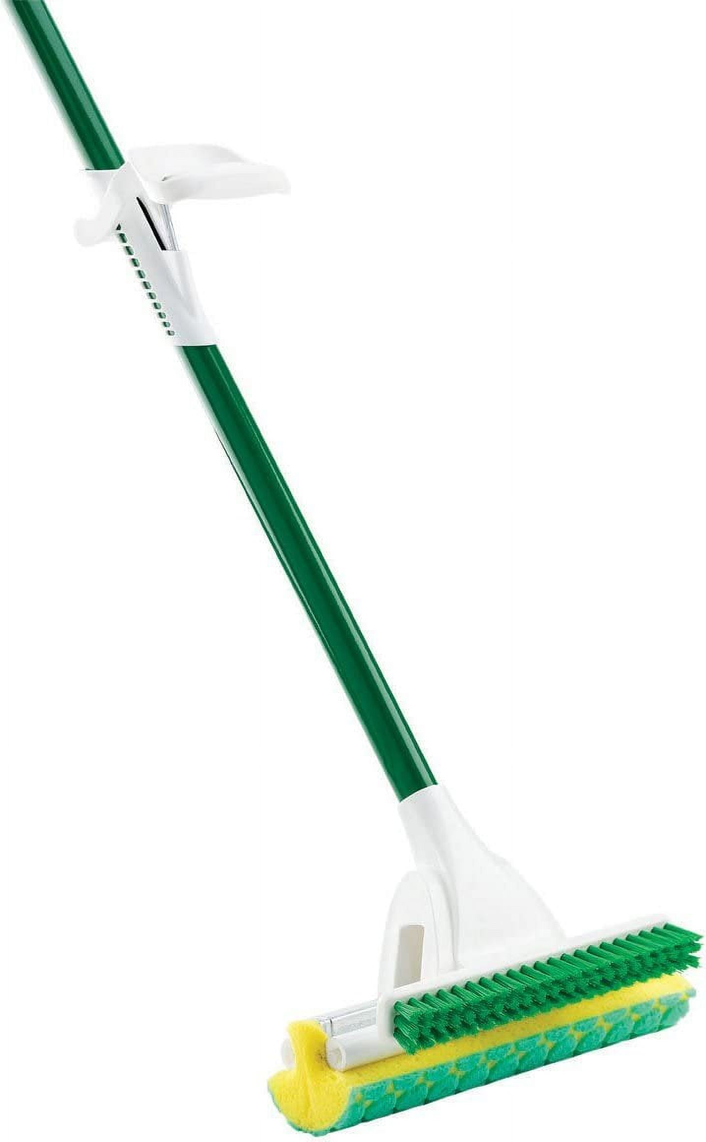 Libman Green and White Nitty Gritty Roller Mop with Scrub Brush