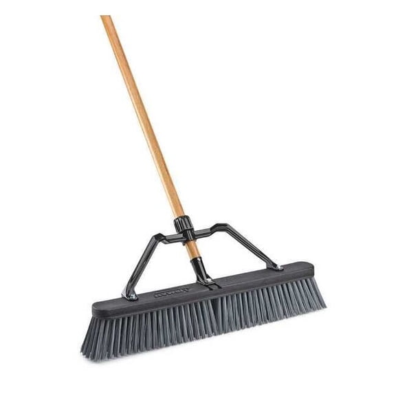 Libman 24 in. High Power Polymer Fiber Rough Surface Push Broom ; Pack of 4