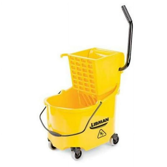 Libman 26 Quart Yellow Bucket & Wringer #934