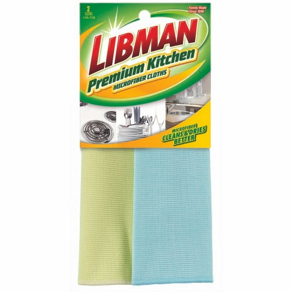 Libman 322 Premium Kitchen Microfiber Cloths (Pack of 24)