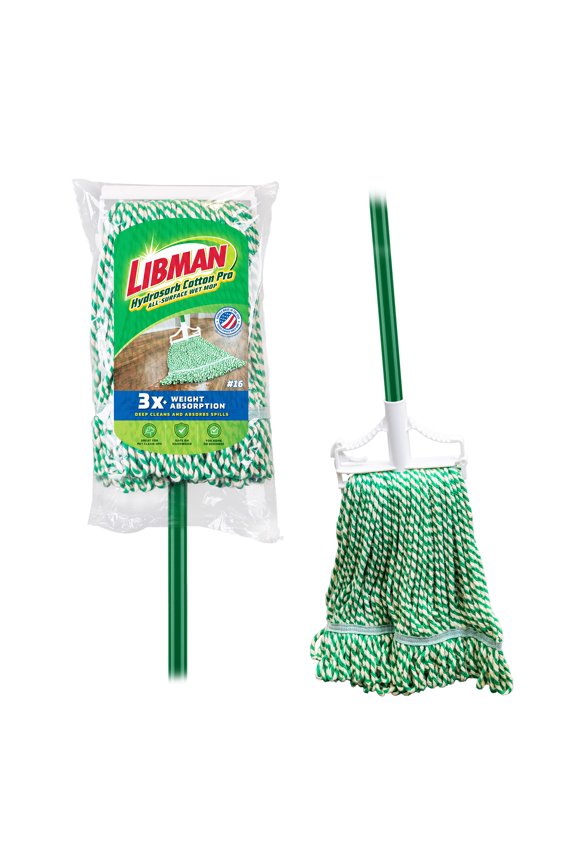 All-Purpose Wet Mop (#16 Head) Cotton Blend