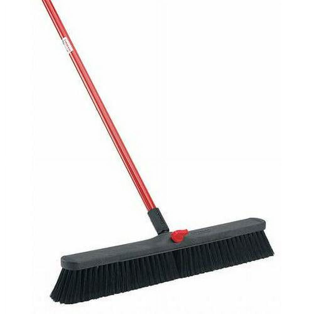 Libman Broom, w/Handle and Locking Nut, 24 Block