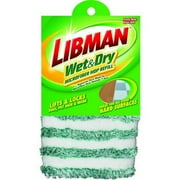 Libman Commercial 119 Microfiber Wet/Dry Floor Mop Refill Pad, Microfiber Pack of 2