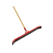 Libman 36 Inch Curved Floor Squeegee with 60 Inch Hardwood Handle