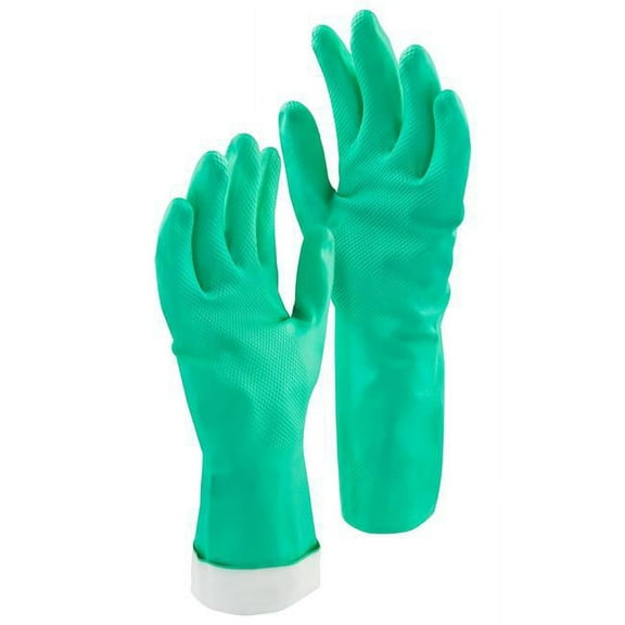 Libman Heavy Duty Nitrile Cleaning Gloves; Teal - Large