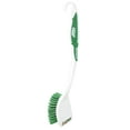 thumbnail image 1 of Libman  18" Long Handle Scrub Brush Green White with Built-in Scraper, 1 of 6