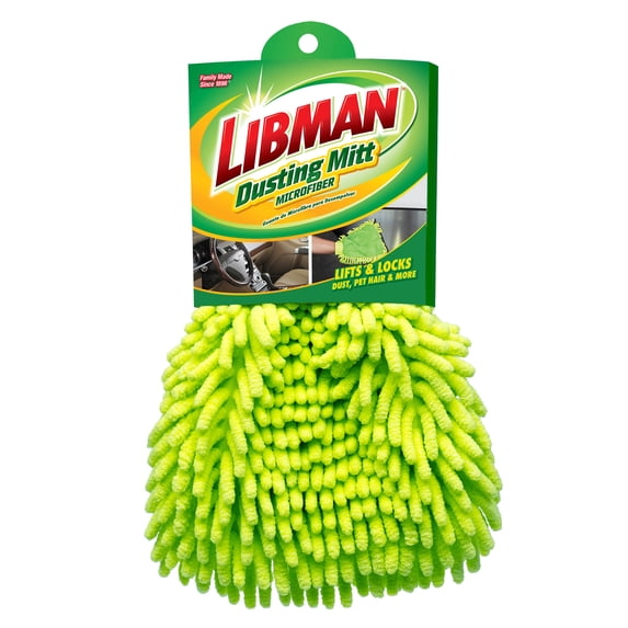 Libman Microfiber Duster & Polishing Mitt Green
