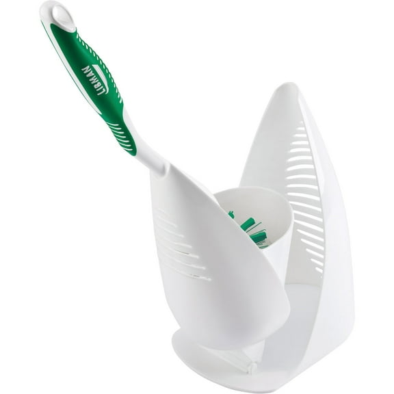 Libman Premium Angled Toilet Bowl Brush and Caddy