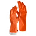 thumbnail image 1 of Libman Premium Latex Cleaning Gloves, Orange - Small, 1 of 2