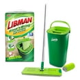 Libman Rinse 'N Wring Microfiber Flat Mop and Bucket System with Extra