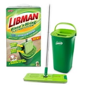 Libman Rinse N Wring Flat Mop System with Microfiber Pad