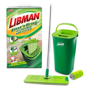 Libman Rinse n Wring Microfiber Mop System