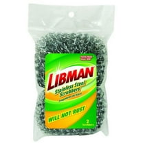 Libman Steel Scrubber 2 Pack (Pack of 5)
