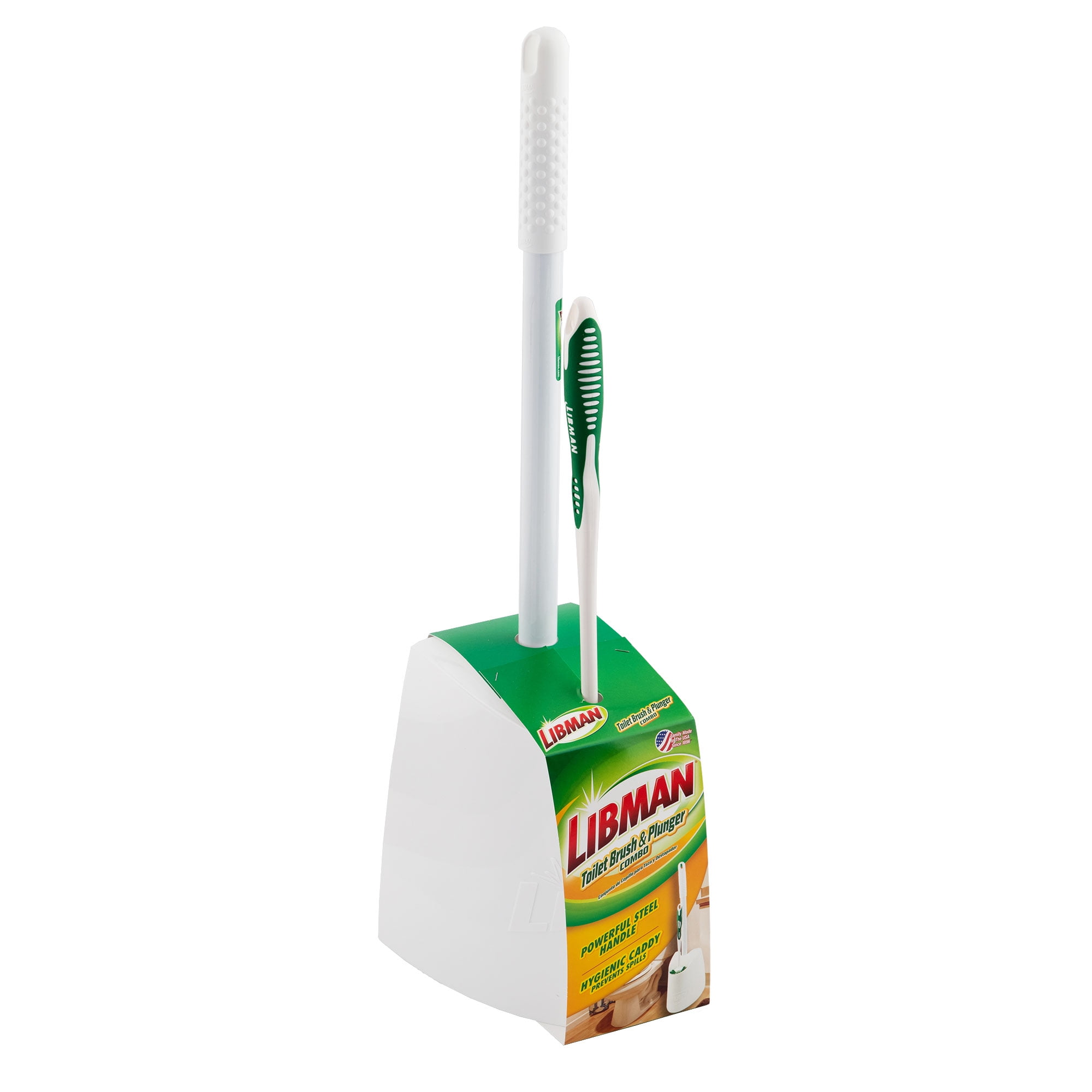 Libman Toilet Brush & Plunger Combo 1024
