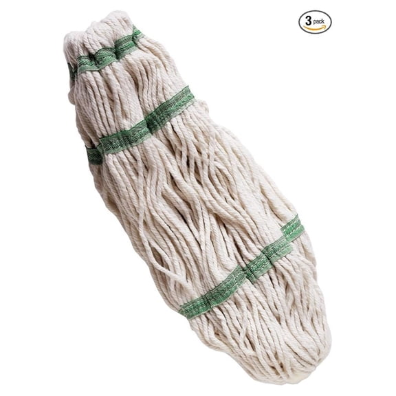 Libman Tornado Mop Refills - 3 Pack | Machine Washable Replacement Mop Heads | Odor Resistant | Large Surface Coverage | Cotton & Synthetic Blend