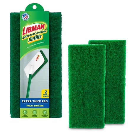 Libman Green Wall/Floor Scrubber Replacement Pads