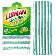 Libman 18-Inch Wet & Dry Microfiber Mop Refill - Green and White