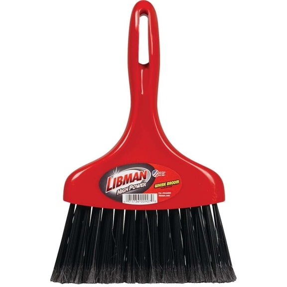 Libman Whisk Broom Red Black Bristles #907