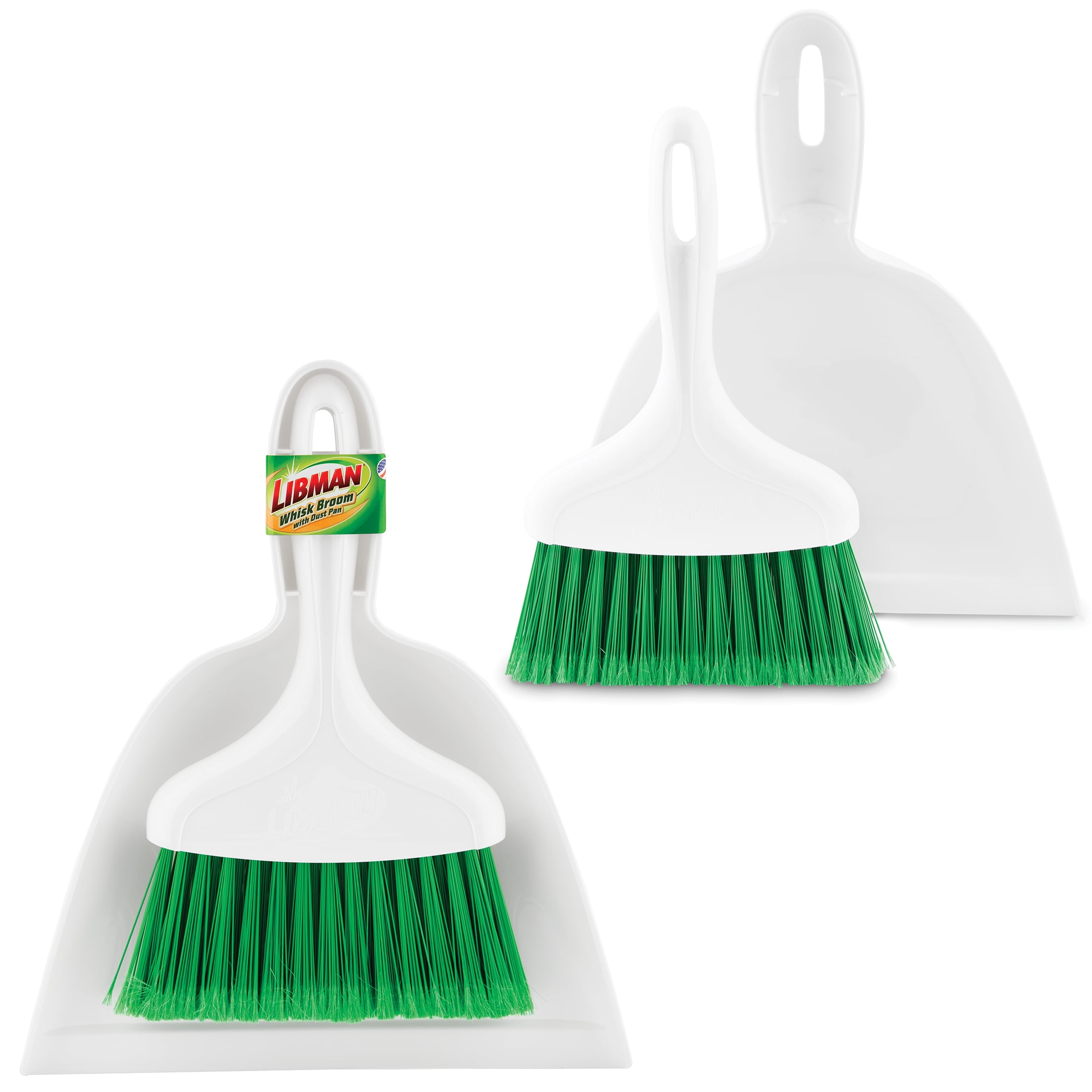 Libman Whisk Broom and Dust Pan 6pk