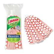 Libman Wonder Mop Refill With Microfiber GRIP STRIPS
