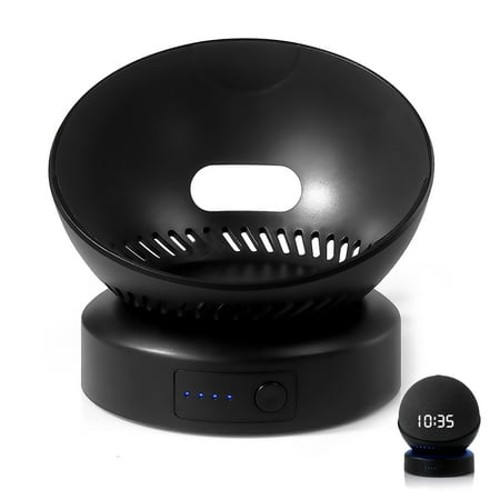 Liboer Battery Base for Echo Dot 4th/5th Gen, Rechargeable Power Bank, 5200mAh, Black