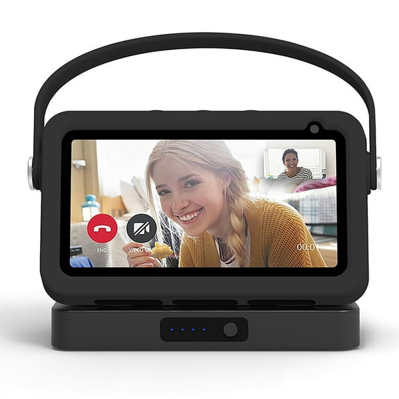 liboer Battery Base for Echo Show 5 10400 mAh Black Docking Station