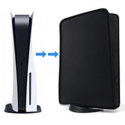 Liboer Dust Cover for ps 5 Console, Compatible with Disc and Digital Edition, Neoprene Material, Black