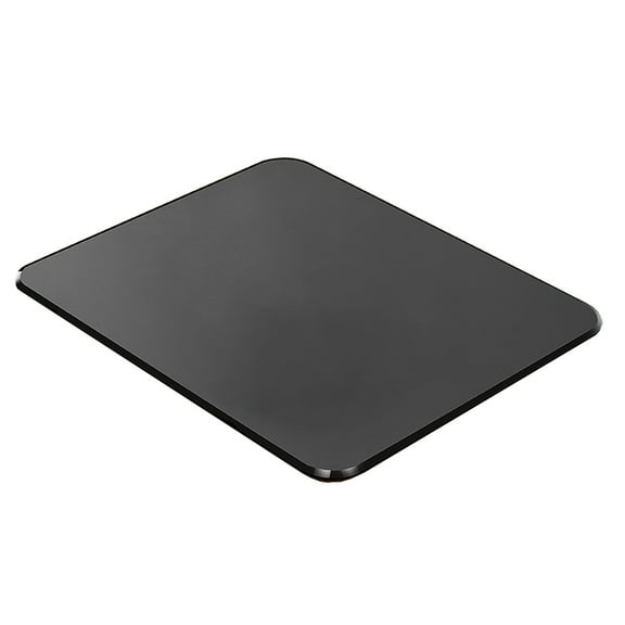 Liboer Hard Mouse Pad for Logitech Microsoft HP Razer, Double-sided Smooth Surface, Durable Resin Material, Black