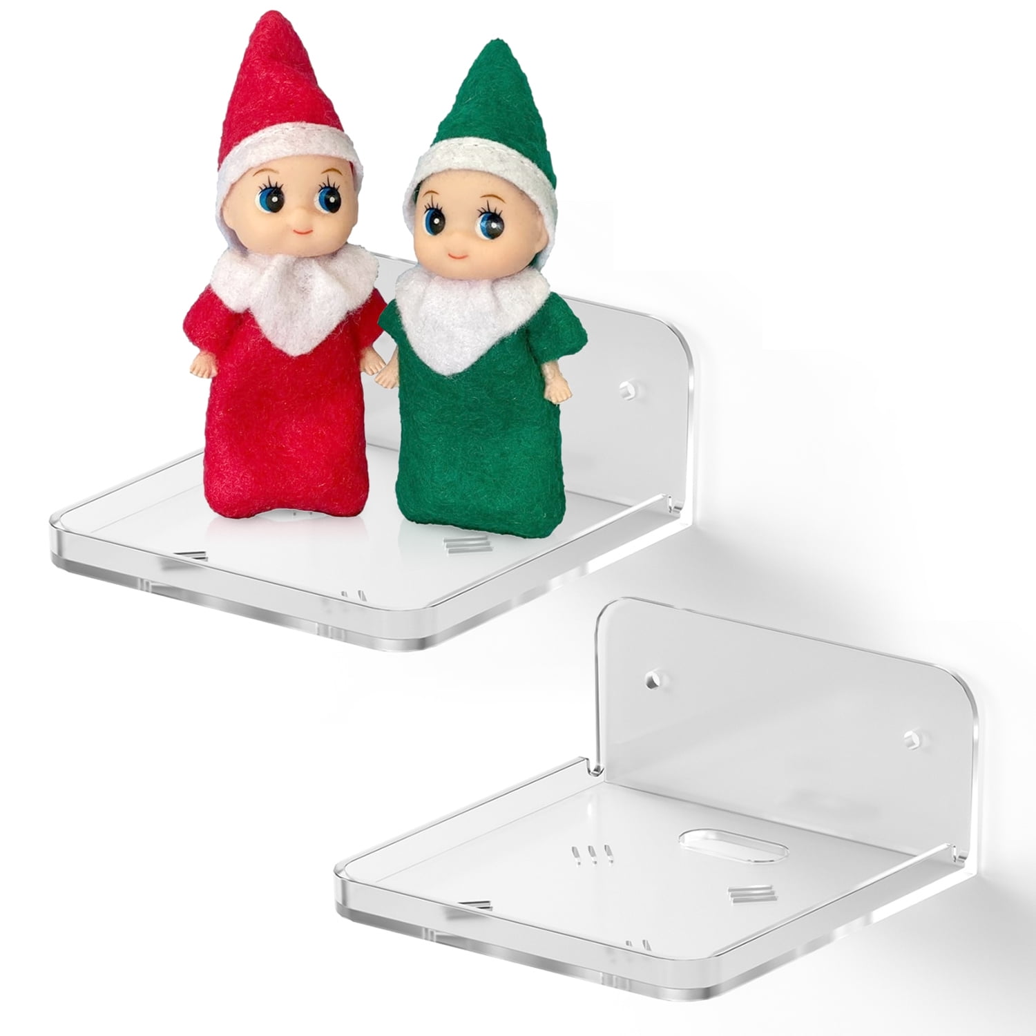 Liboer Small Wall Shelf for Bedroom Bathroom, Durable Material Floating