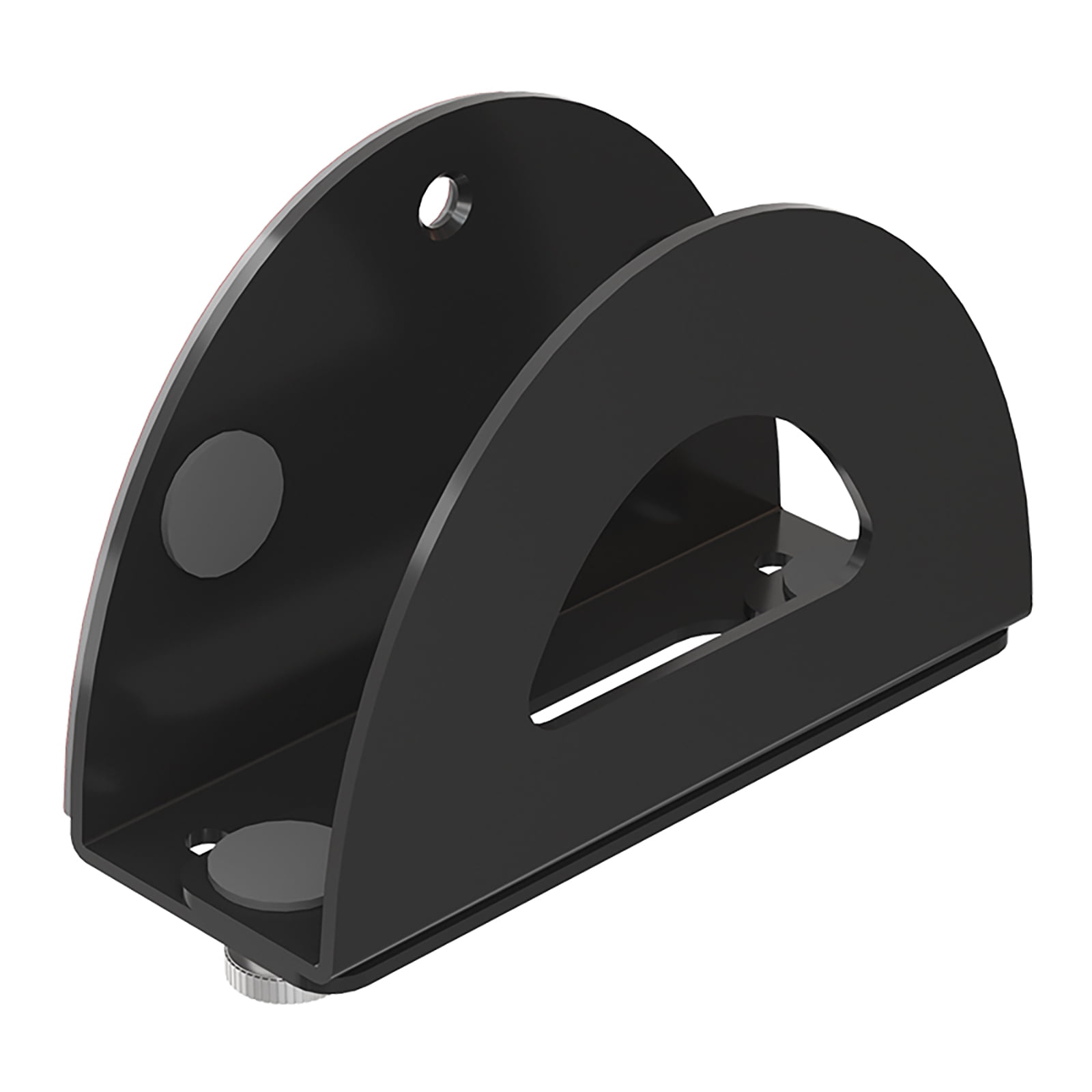 Liboer TV Box Wall Mount, Metal Stand Shelf, Adjustable Small Holder, No Drilling Mounting, Black